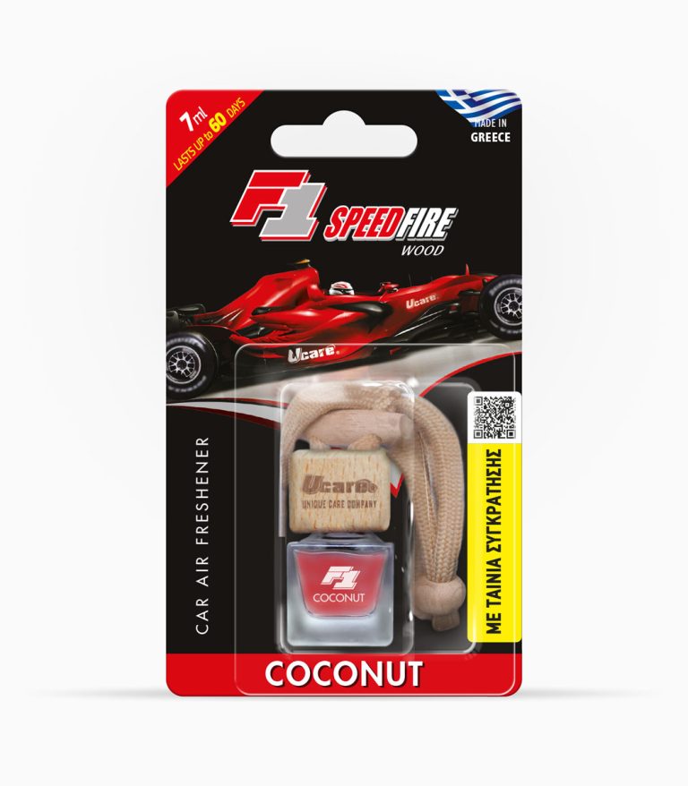 COCONUT F1 Speedfire wood αρωματικό αυτοκινήτου