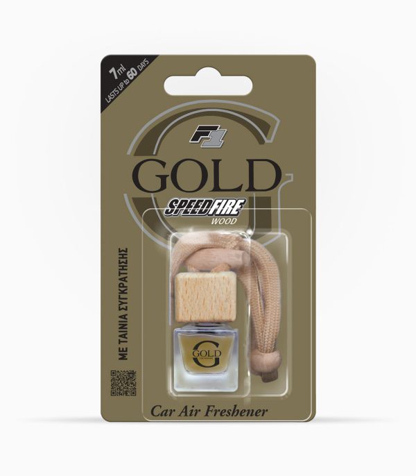 GOLD F1 Speedfire wood αρωματικό αυτοκινήτου