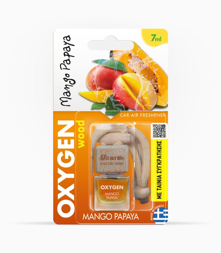 MANGO PAPAYA OXYGEN wood αρωματικό αυτοκινήτου