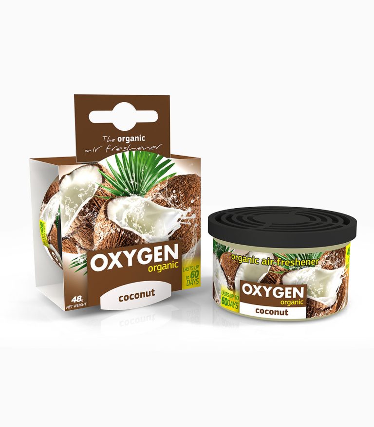 ΚΑΡΥΔΑ / COCONUT OXYGEN organic αρωματικό αυτοκινήτου