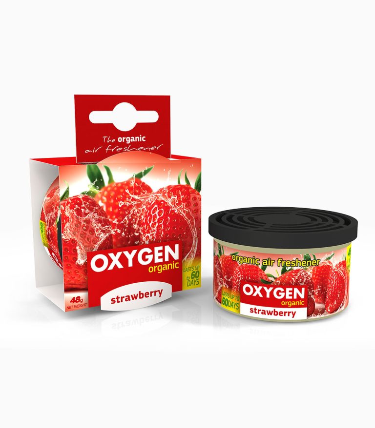 ΦΡΑΟΥΛΑ / STRWBERRY OXYGEN organic αρωματικό αυτοκινήτου