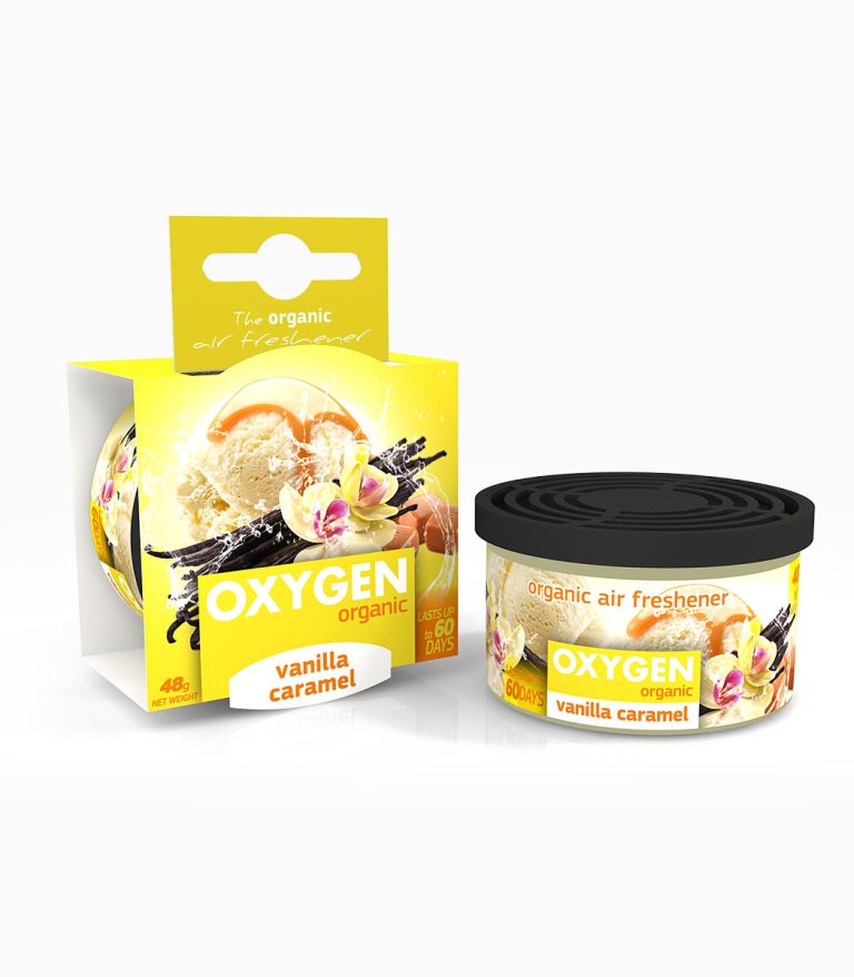 ΒΑΝΙΛΙΑ ΚΑΡΑΜΕΛΑ / VANILLA CARAMEL OXYGEN organic αρωματικό αυτοκινήτου