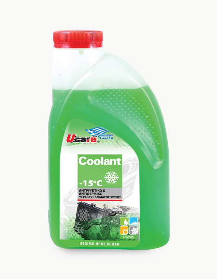 UCARE | Car Care Products | COOLANT 1lt GREEN