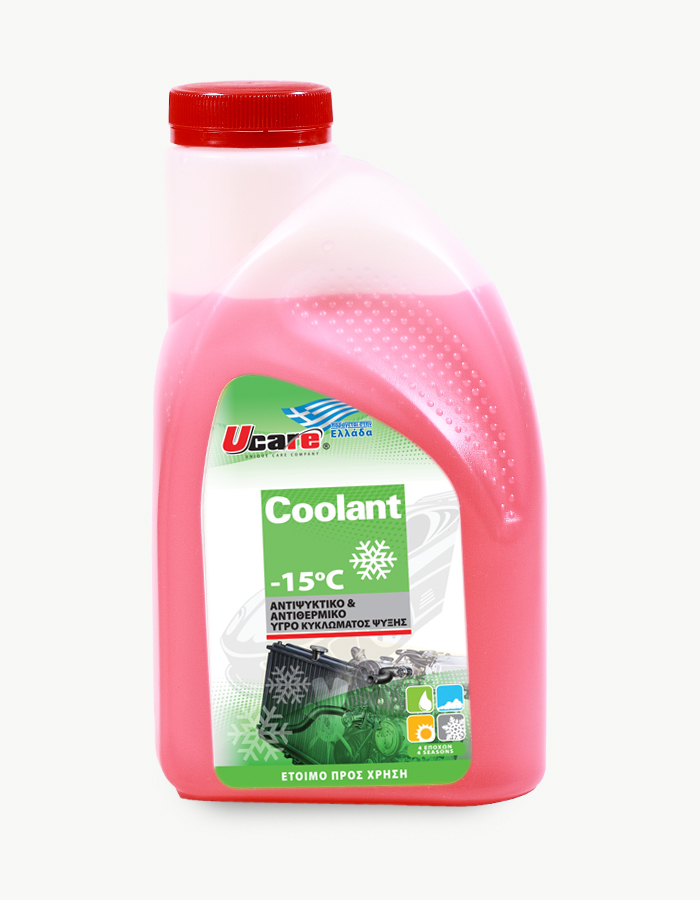 UCARE | Car Care Products | COOLANT 1lt RED
