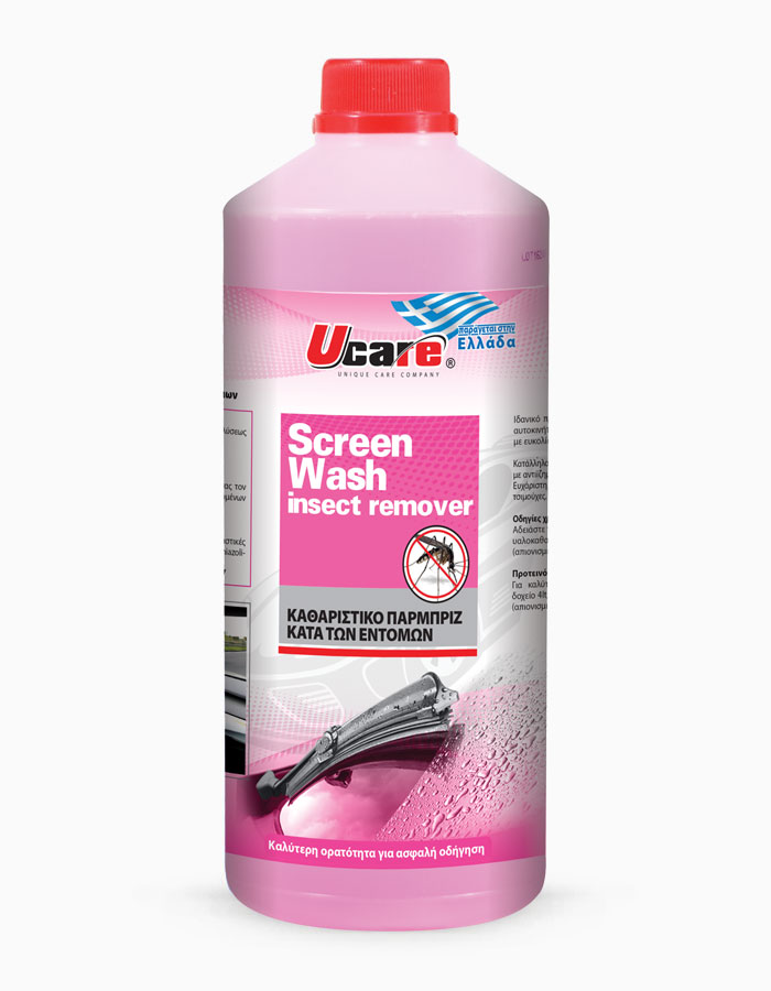 UCARE | Car Care Products | SCREEN WASH INSECT REMOVER 1Lt