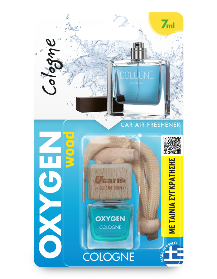 UCARE | Oxygen Wood Air Fresheners | COLOGNE