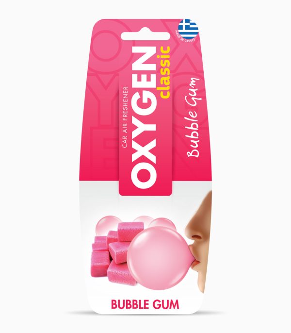 BUBBLE GUM OXYGEN classic air freshener