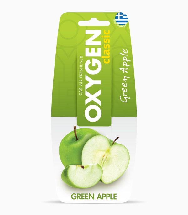 GREEN APPLE OXYGEN classic air freshener