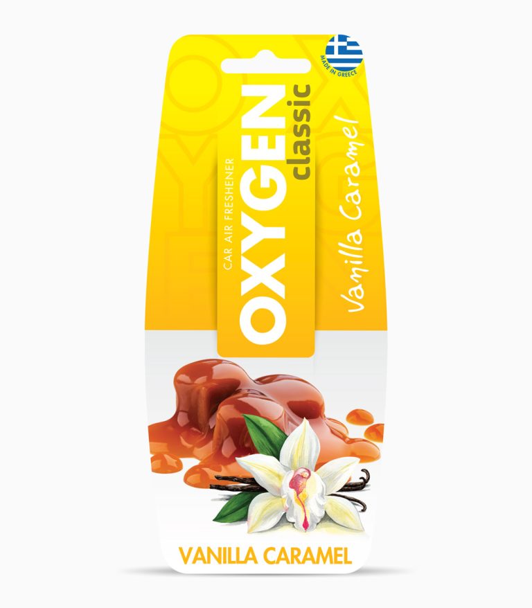 κρεμαστό αρωματικό αυτοκινήτου VANILLA CARAMEL OXYGEN classic από τη UCARE