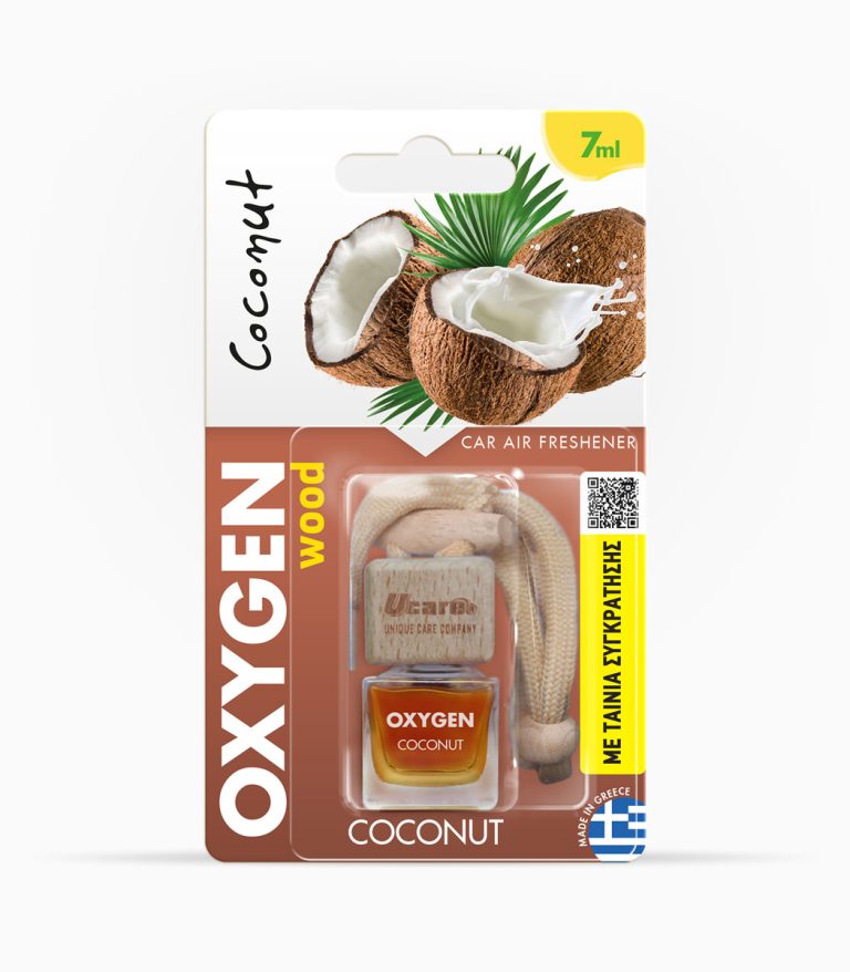 ΚΑΡΥΔΑ / COCONUT OXYGEN wood αρωματικό αυτοκινήτου