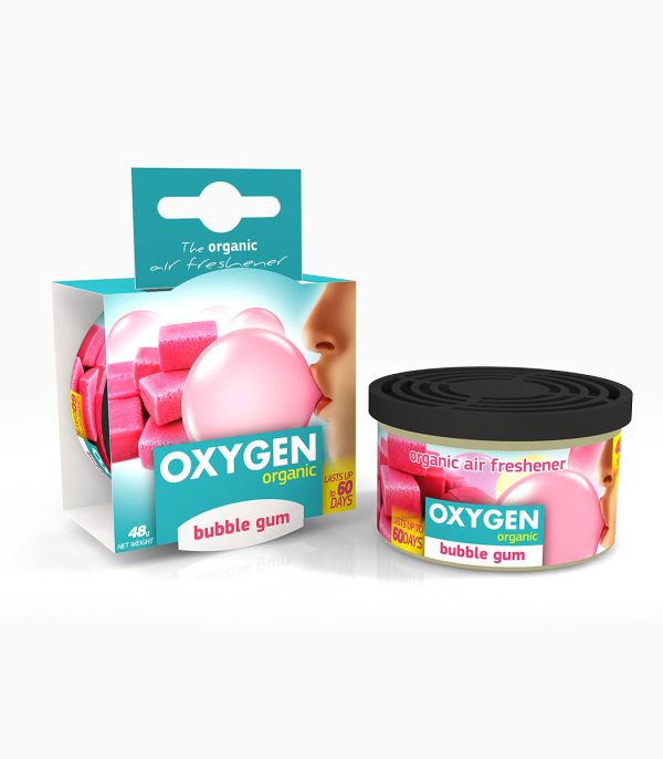 ΤΣΙΧΛΟΦΟΥΣΚΑ / BUBBLE GUM OXYGEN organic αρωματικό αυτοκινήτου