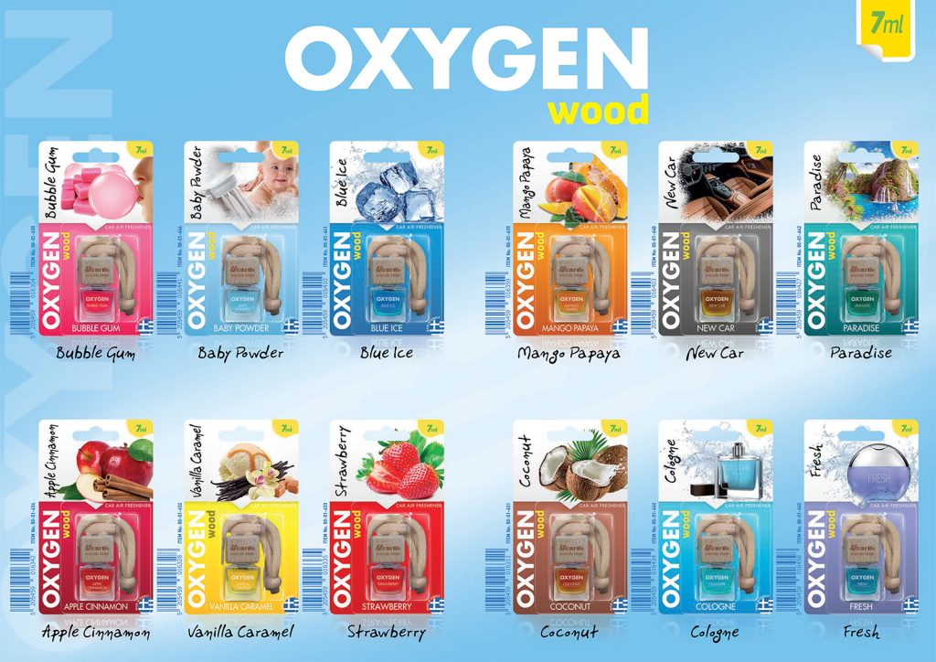 Oxygen Wood air fresheners by UCARE